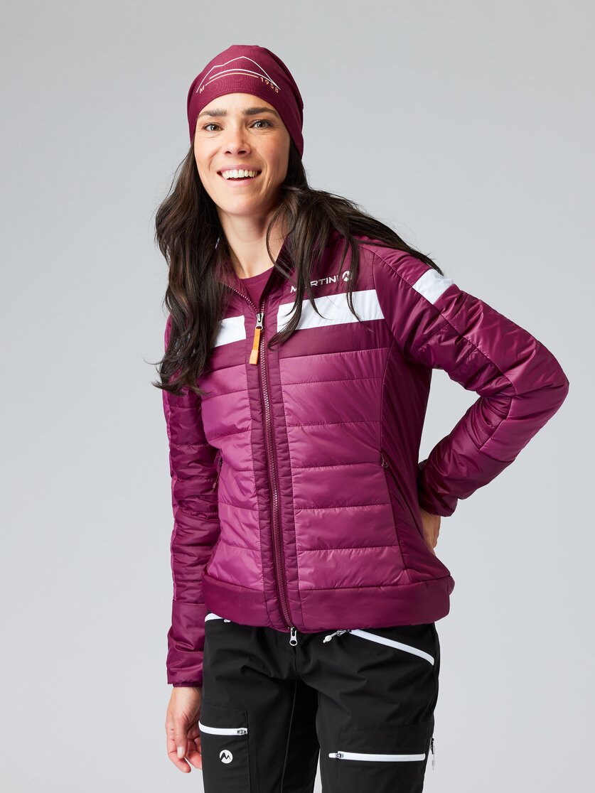 Martini Sportswear - ANETO - Primaloft & Gloft Jacken in true navy-lake-ice - Vorderansicht Model - Damen