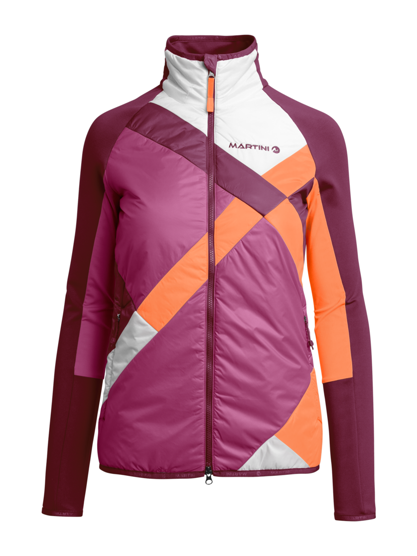Martini Sportswear - OVERJOYED - Giacche ibride in plume-hollyhock-poppy - vista frontale - Donna