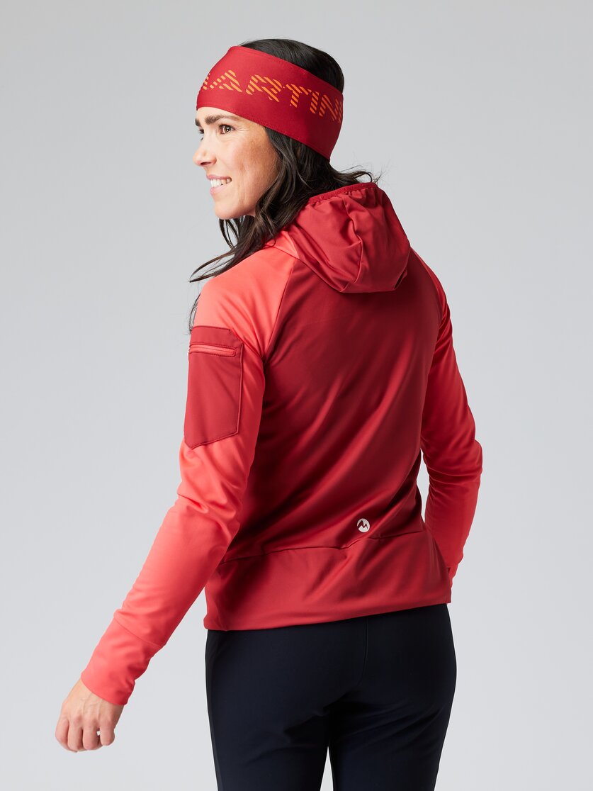 Martini Sportswear - COLIMA - Hybridjacken in lake-ice - Rückansicht Model - Damen