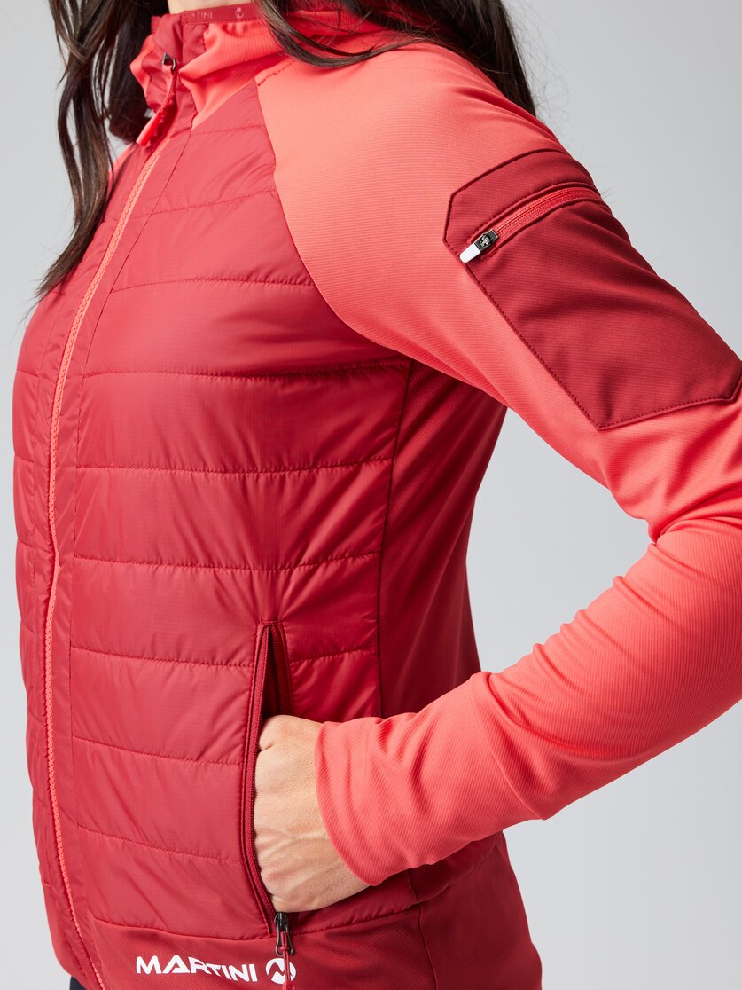Martini Sportswear - COLIMA - Hybridjacken in lake-ice - Detail 2 - Damen
