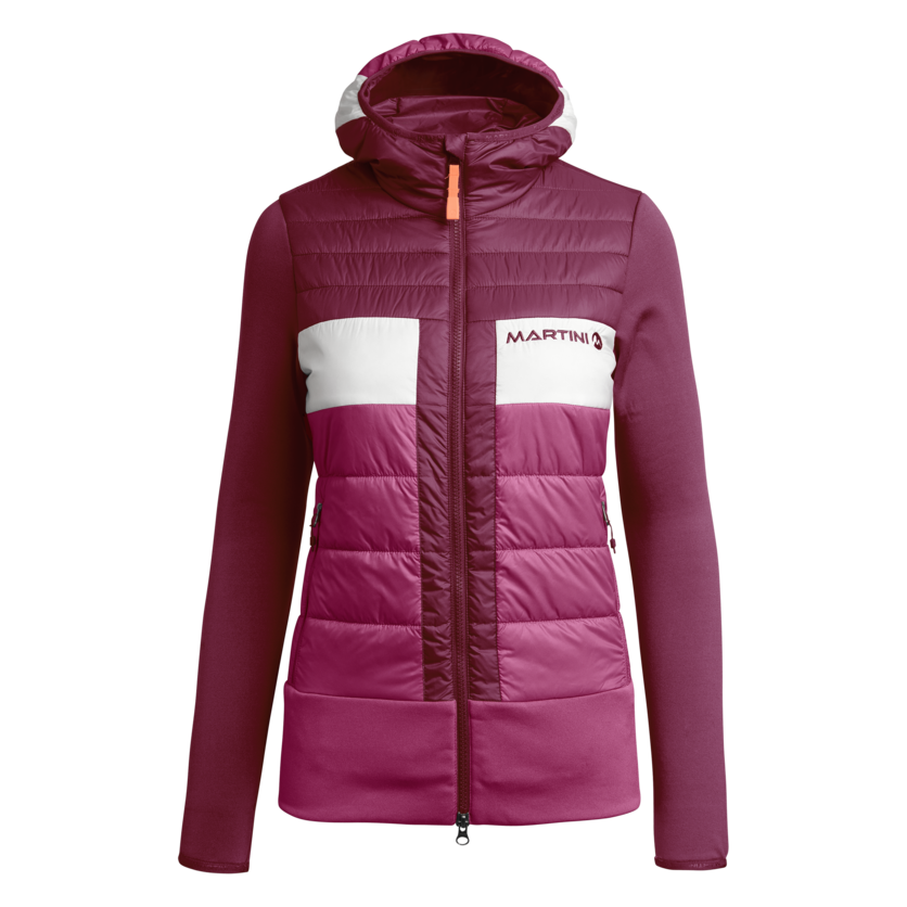 Martini Sportswear - CIMETTA - Hybridjacken in plume-hollyhock-white - Vorderansicht - Damen