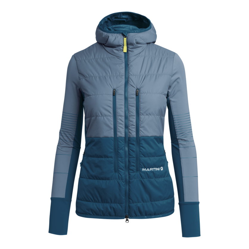 Martini Sportswear - MISTRAL - Giacche ibride in moon-poseidon - vista frontale - Donna