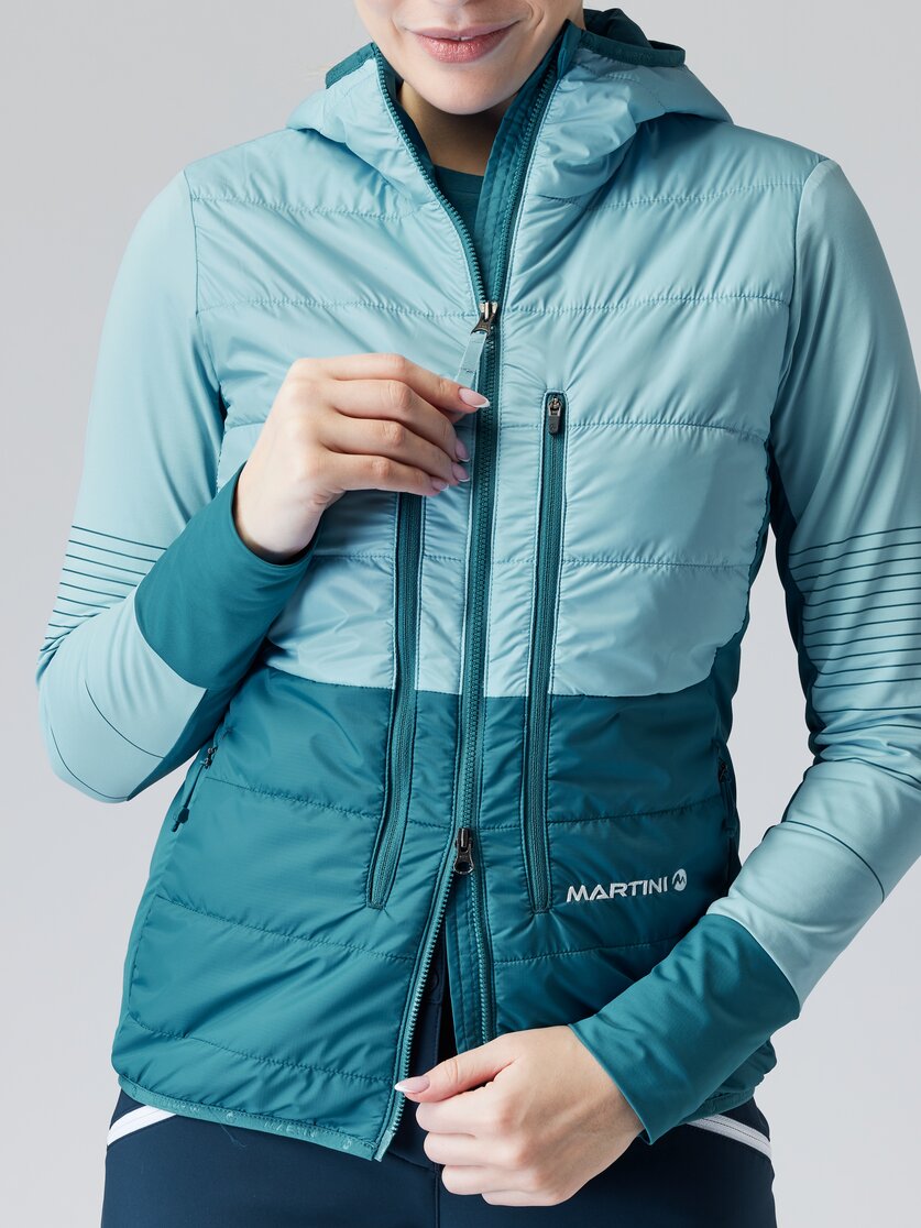 Martini Sportswear - MISTRAL - Hybridjacken in ice-lake - Detail 1 - Damen
