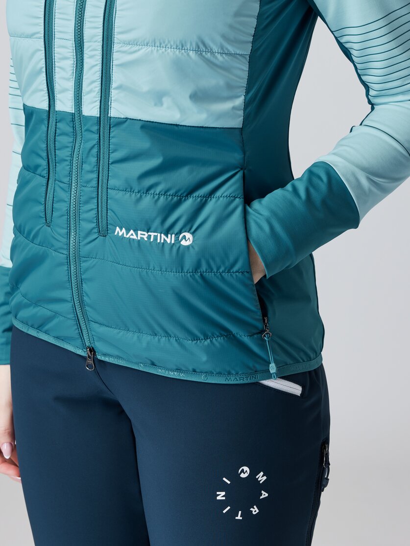 Martini Sportswear - MISTRAL - Hybridjacken in ice-lake - Detail 2 - Damen