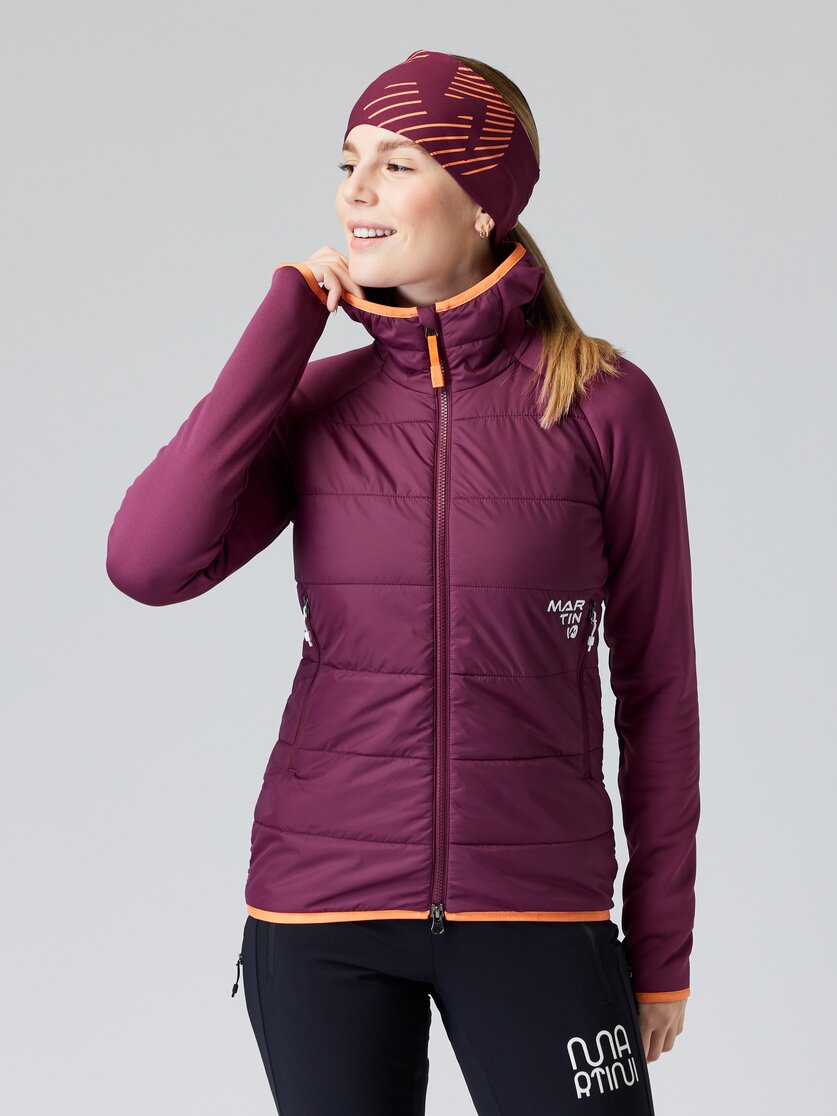 Martini Sportswear - PRIORITY_2.0 - Giacche ibride in lake - vista frontale modello - Donna