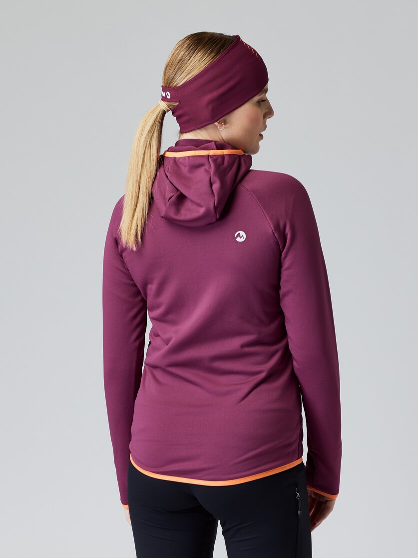 Martini Sportswear - PRIORITY_2.0 - Giacche ibride in lake - vista laterale modello - Donna