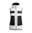Martini Sportswear - GROW.UP - Outdoor vests in white-black - front view - Women