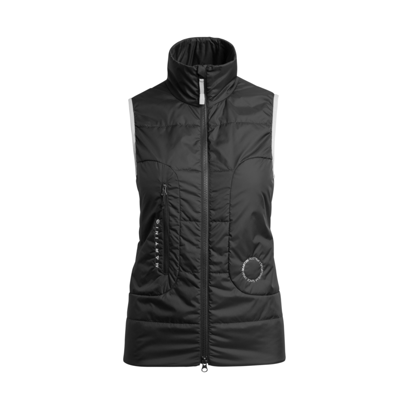 Martini Sportswear - VICTORY - Outdoor vests in black - front view - Women