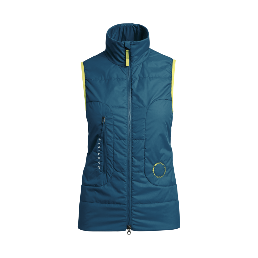 Martini Sportswear - VICTORY - Outdoor vests in poseidon - front view - Women