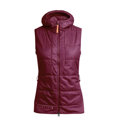 Martini Sportswear - EVERDAY - Outdoor vests in plume - front view - Women