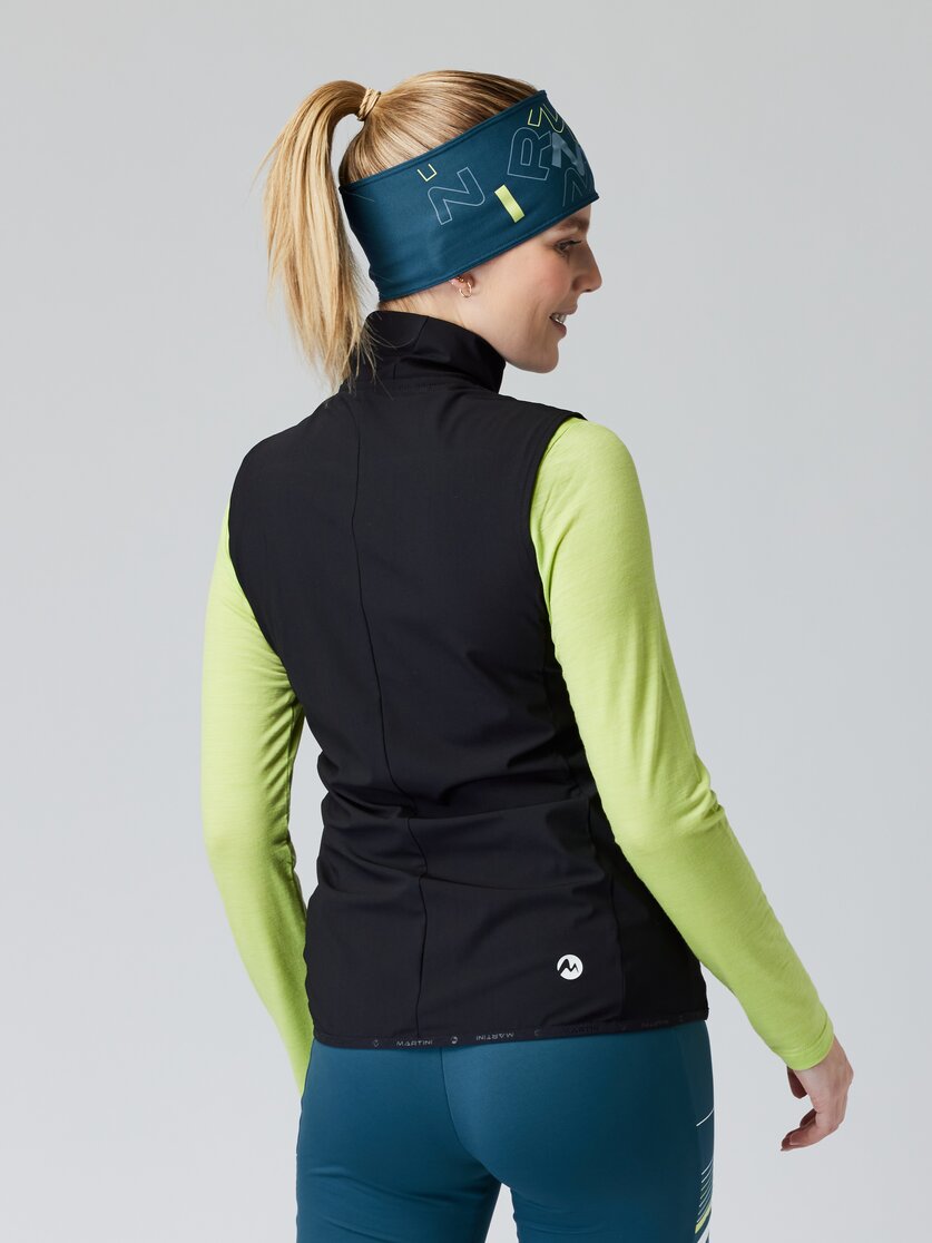 Martini Sportswear - AURORA - Outdoor vests in true navy-ice - rear view model - Women