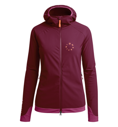 Martini Sportswear - BE.YOU - Hybrid Jackets in Red-Violet-Pink-Violet - front view - Women