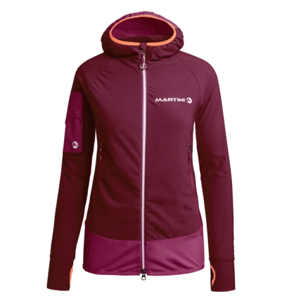 Martini Sportswear - INNOVATION - Hybridjacken in plume-hollyhock - Vorderansicht - Damen