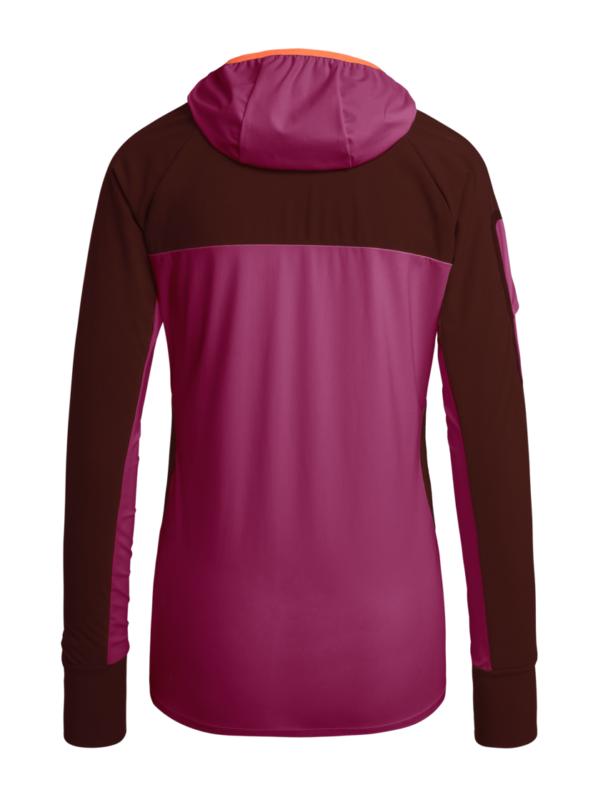 Martini Sportswear - INNOVATION - Hybrid jackets in plume-hollyhock - rear view - Women