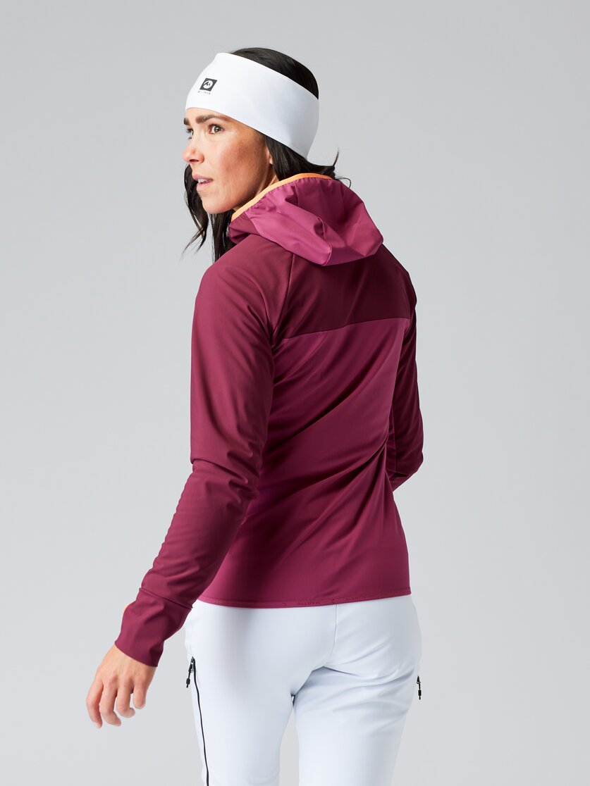Martini Sportswear - INNOVATION - Hybrid jackets in true navy-ice - rear view model - Women