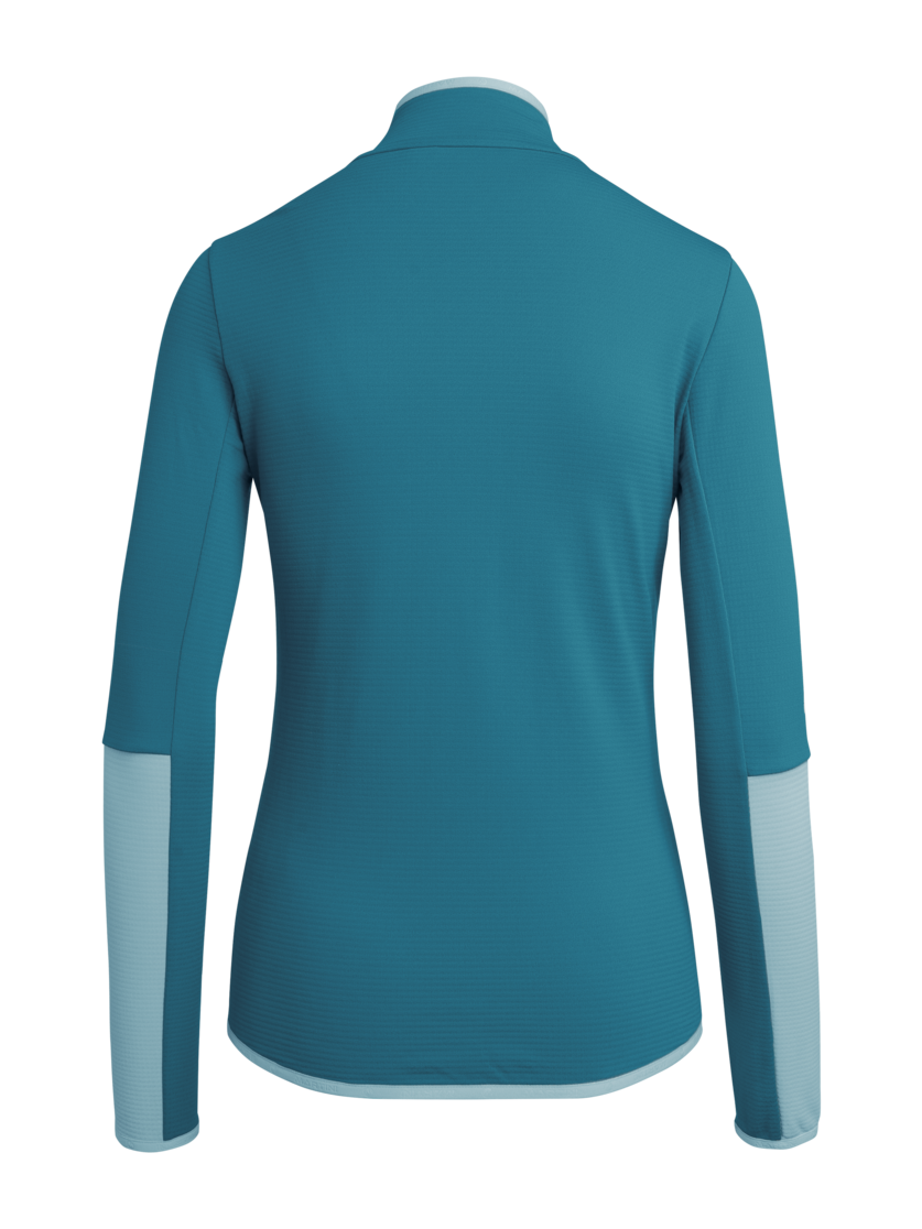 Martini Sportswear - RE.ACT - Fleecejacke in lake-ice - Rückansicht - Damen