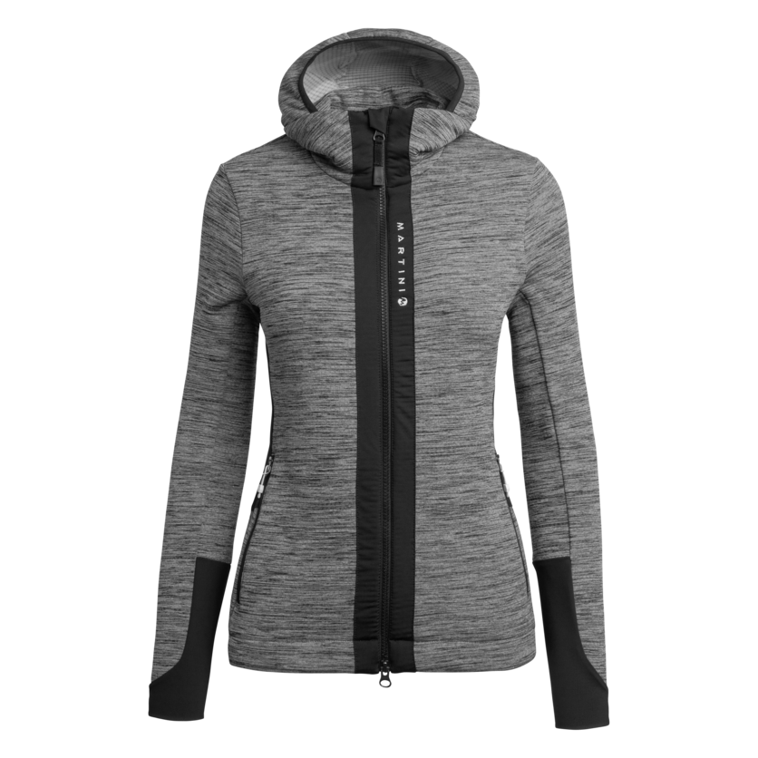 Martini Sportswear - LATEMAR - Fleecejacke in black - Vorderansicht - Damen