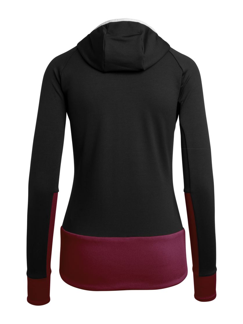 Martini Sportswear - CERVINO - Midlayers in black-plume - rear view - Women