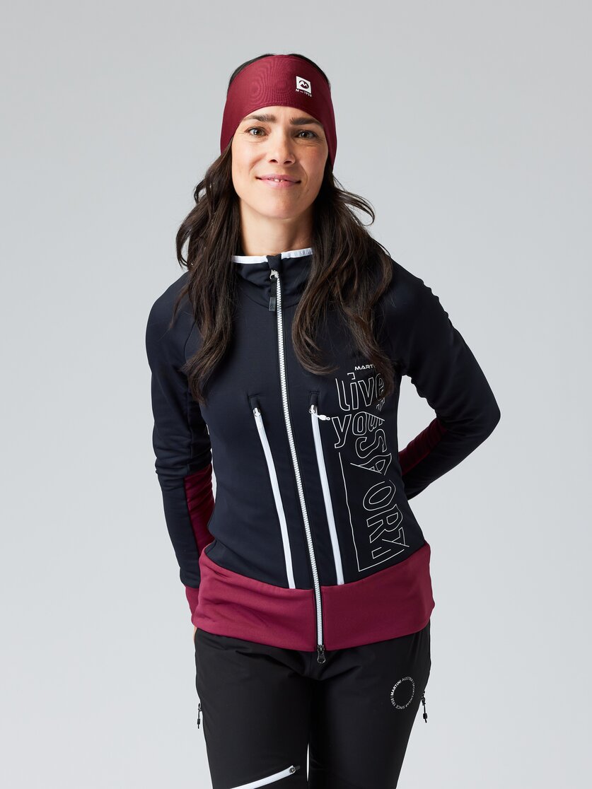 Martini Sportswear - CERVINO - Midlayers in true navy-ice - front view model - Women