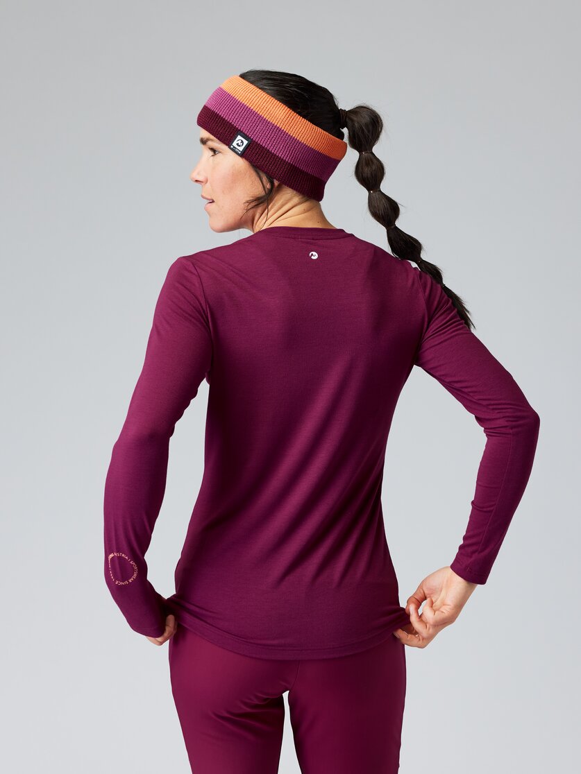 Martini Sportswear - NIOB - Langarmshirts in lake - Rückansicht Model - Damen