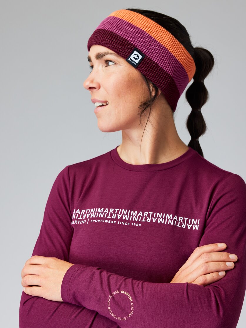 Martini Sportswear - NIOB - Langarmshirts in lake - Detail 1 - Damen