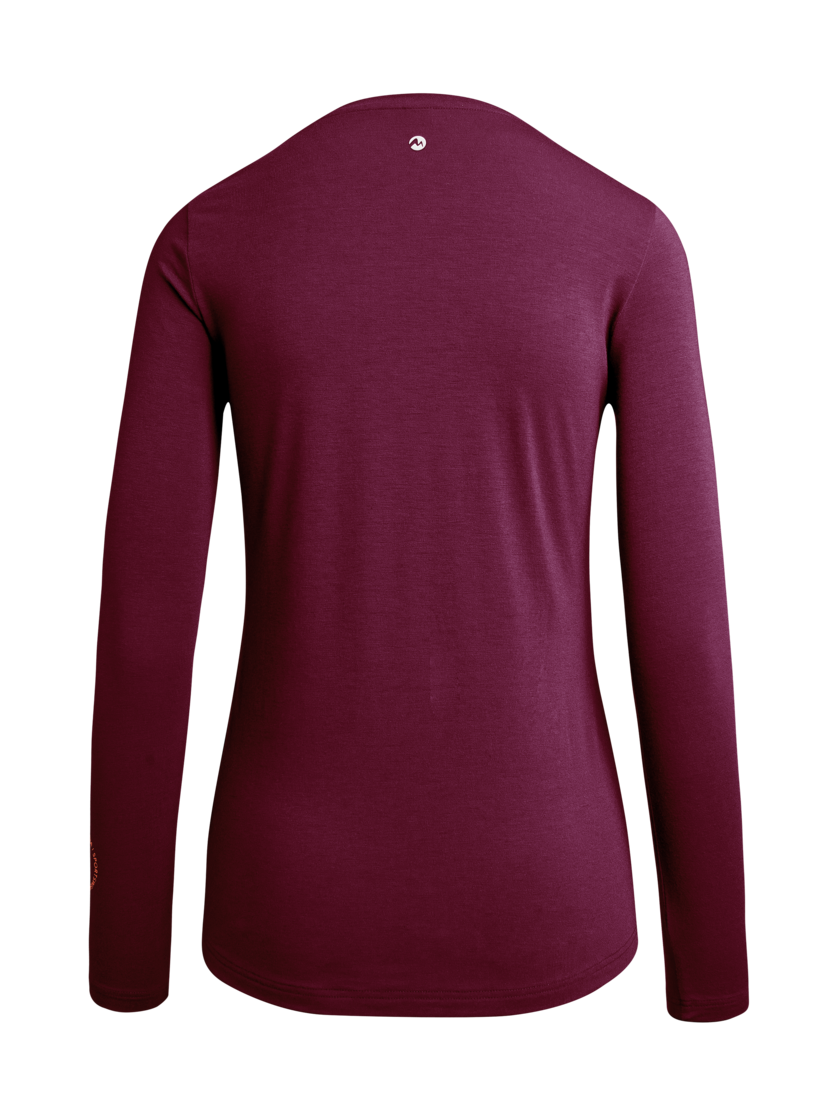 Martini Sportswear - NIOB - Langarmshirts in plume - Rückansicht - Damen
