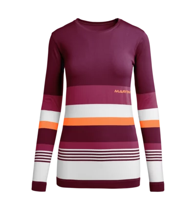 Martini Sportswear - PASSION - Longsleeves in plume-hollyhock-poppy - front view - Women