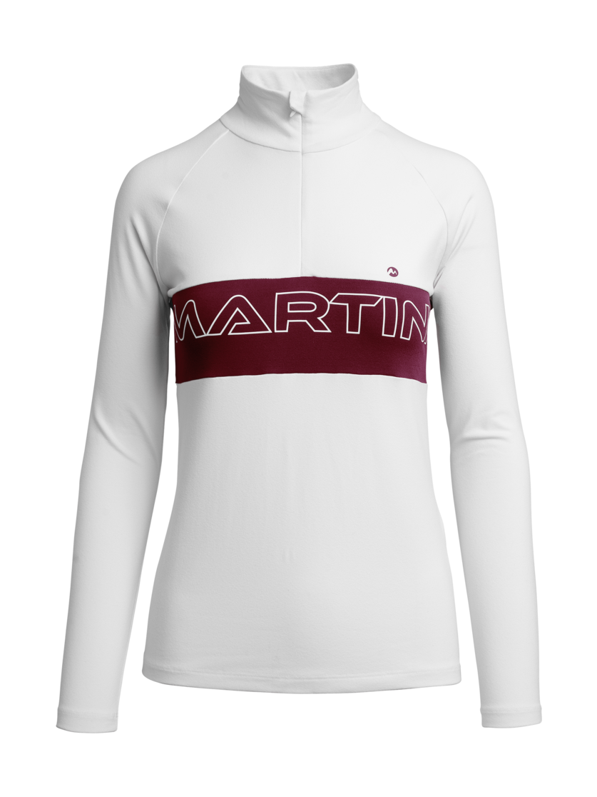 Martini Sportswear - PEARL - Langarmshirts in white-plume - Vorderansicht - Damen