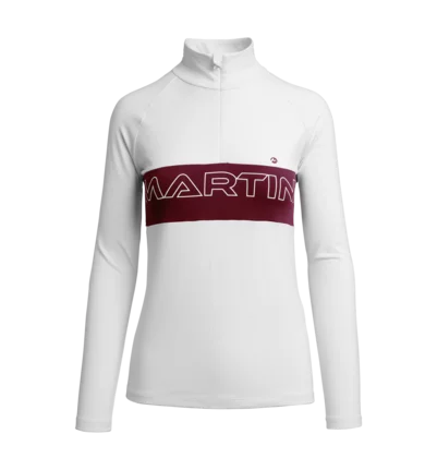 Martini Sportswear - PEARL - Longsleeves in white-plume - front view - Women