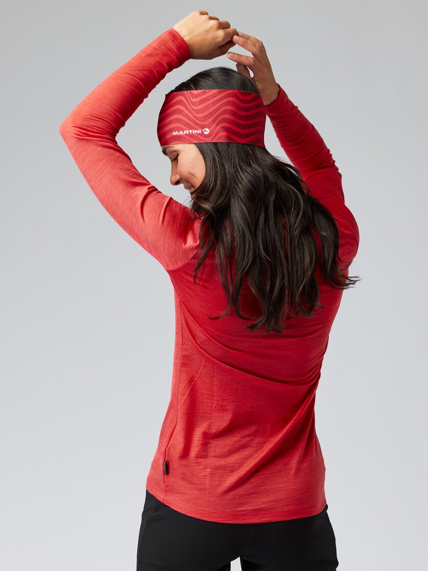 Martini Sportswear - BREATH - Maglie a maniche lunghe in lake - vista laterale modello - Donna