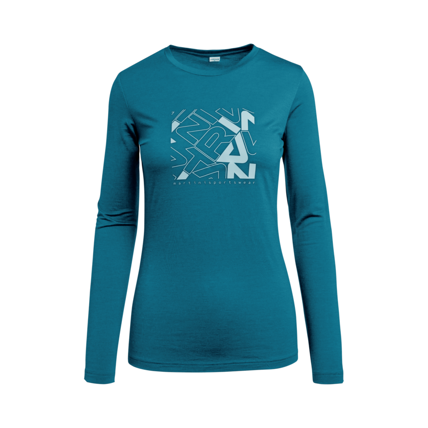Martini Sportswear - BREATH - Langarmshirts in lake - Vorderansicht - Damen