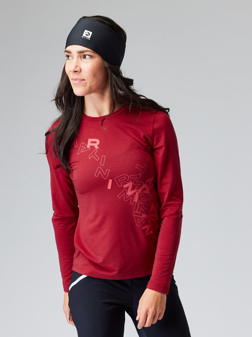 Martini Sportswear - SUN.UP - Longsleeves in black - front view model - Women