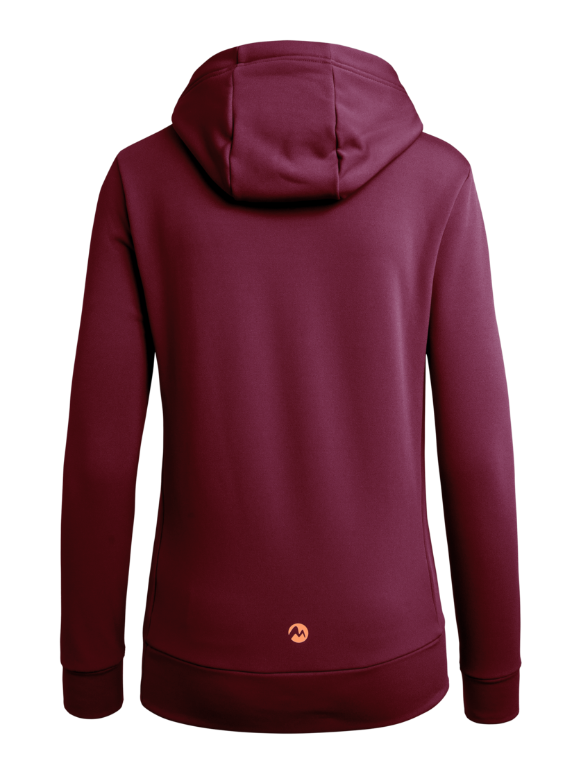 Martini Sportswear - B.F.F. - Hoodies in plume - rear view - Women