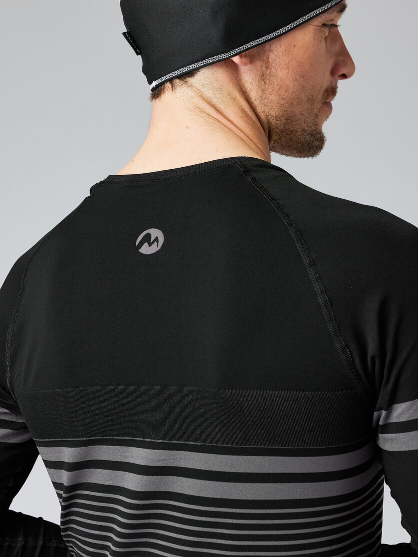 Martini Sportswear - NO.RISK_T1 - Funktionswäsche - Oberteil in black-carbon - Detail 2 - Herren