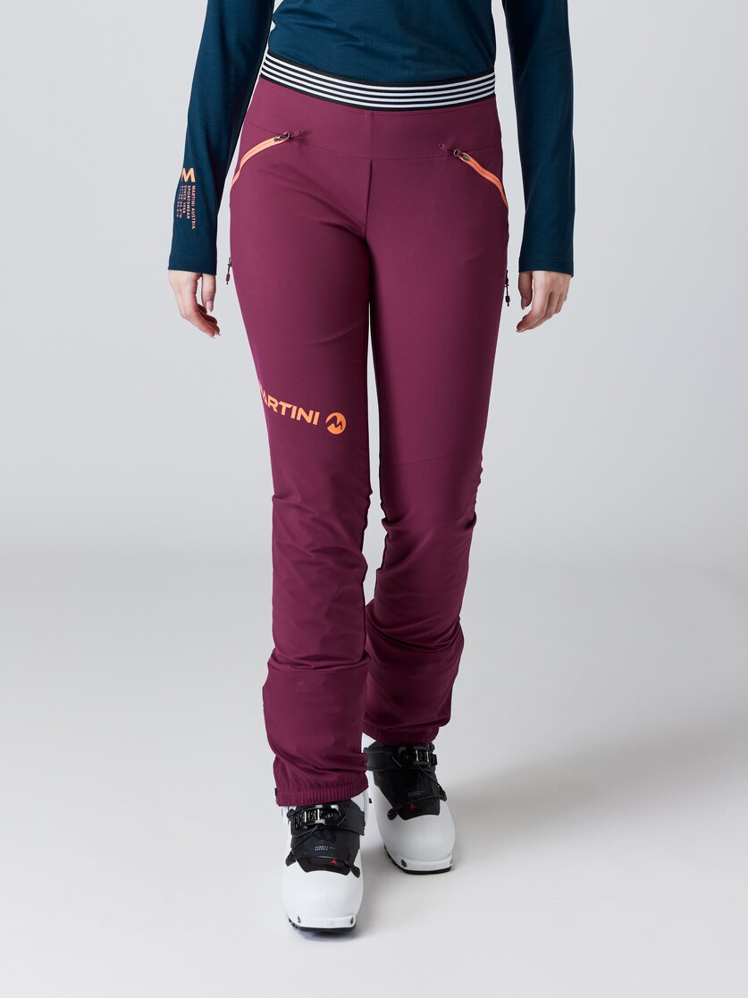 Martini Sportswear - VISION - Long pants in true navy-poppy - front view model - Women