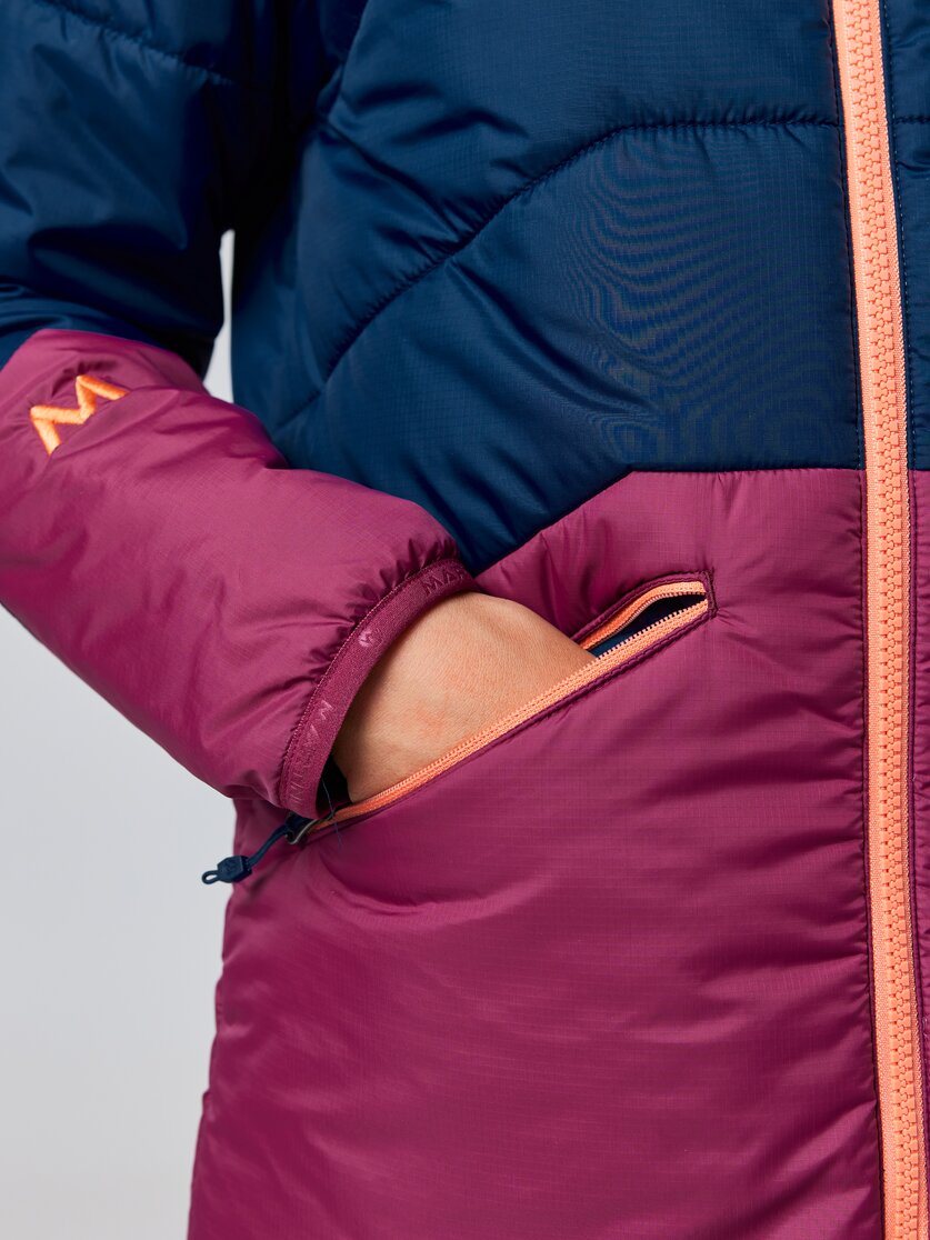 Martini Sportswear - CHAMOIS Kids - Primaloft & Gloft Jackets in lava-poseidon - Detail 2 - Kids