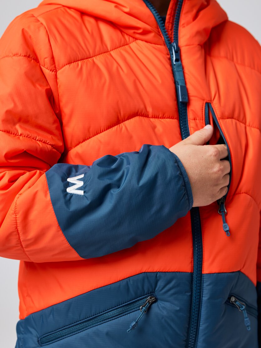 Martini Sportswear - CHAMOIS Kids - Primaloft & Gloft Jackets in lava-poseidon - Detail 3 - Kids