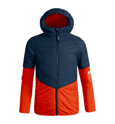 Martini Sportswear - IBEX Kids - Hybridjacken in poseidon-lava - Vorderansicht - Kinder