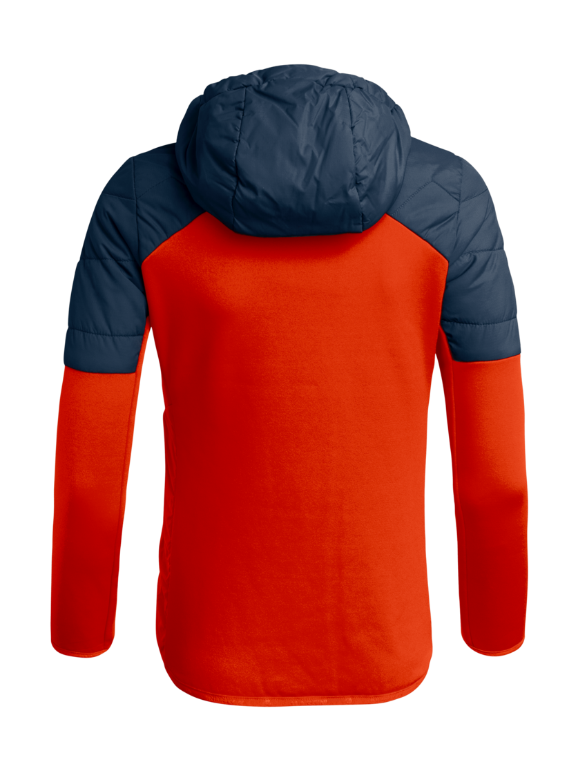 Martini Sportswear - IBEX Kids - Hybrid jackets in poseidon-lava - rear view - Kids
