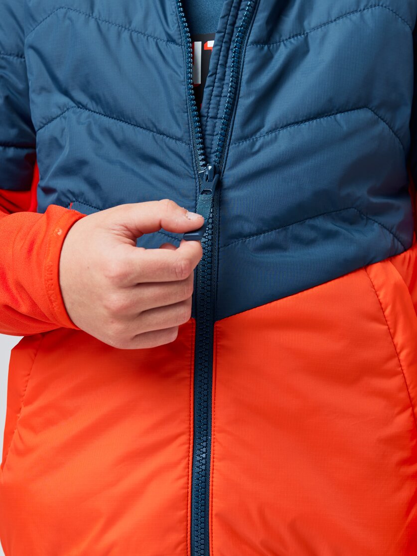 Martini Sportswear - IBEX Kids - Hybrid jackets in poseidon-lava - Detail 3 - Kids