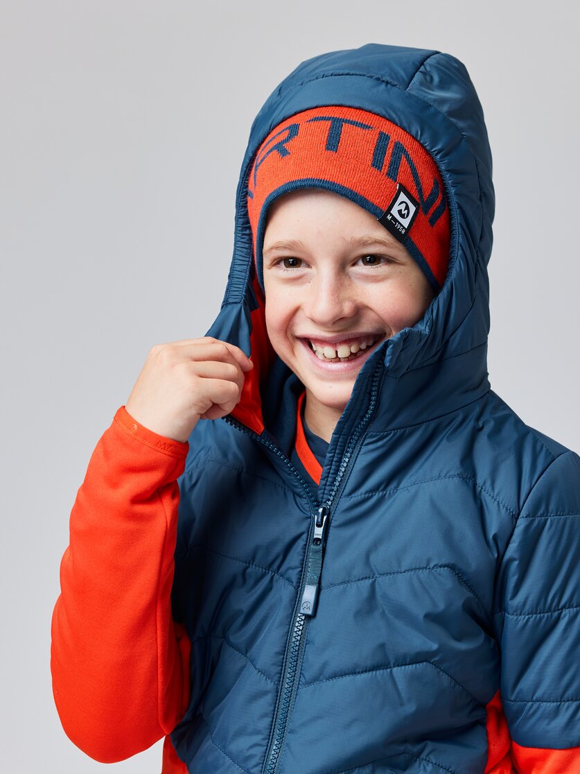 Martini Sportswear - IBEX Kids - Hybrid jackets in poseidon-lava - Detail 6 - Kids
