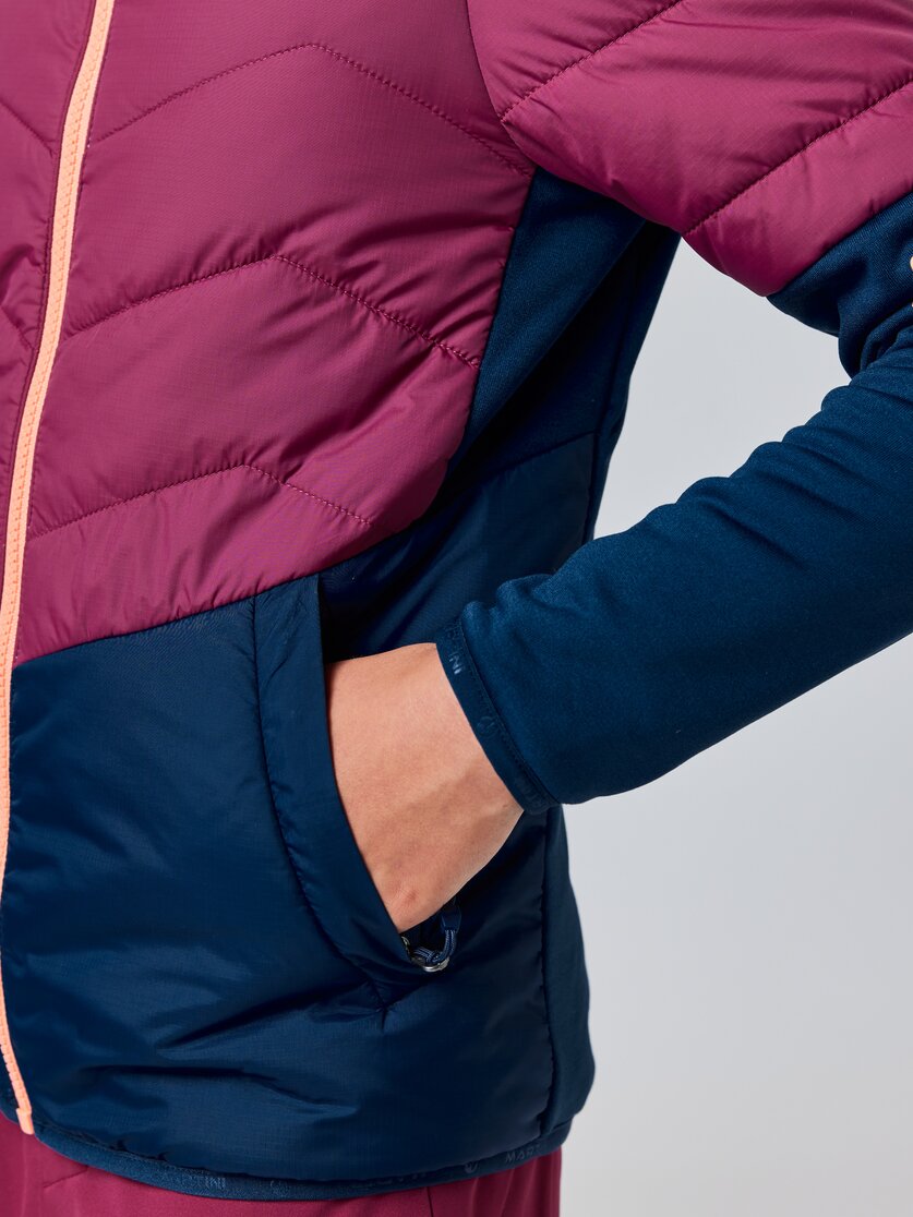 Martini Sportswear - IBEX Kids - Hybrid jackets in poseidon-lava - Detail 2 - Kids