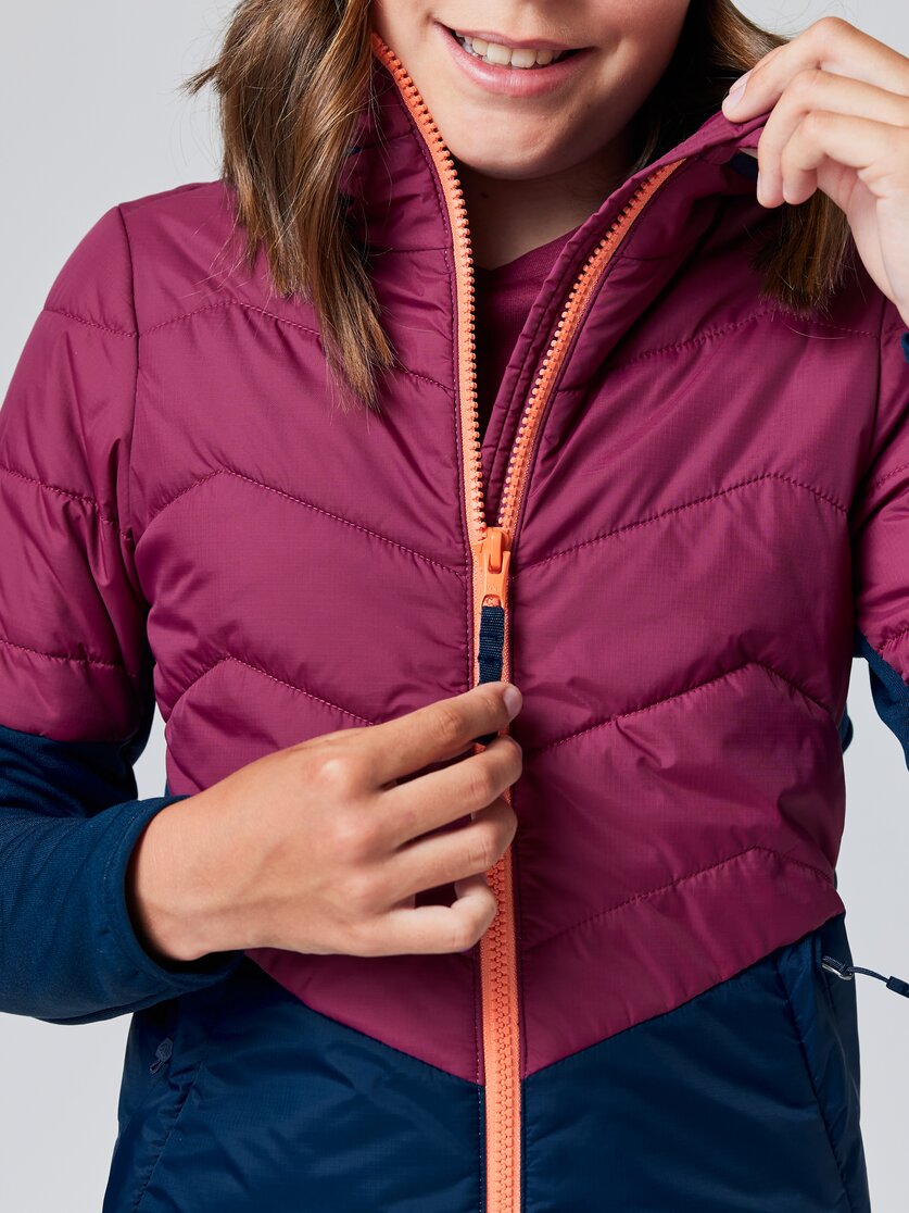 Martini Sportswear - IBEX Kids - Hybrid jackets in poseidon-lava - Detail 3 - Kids
