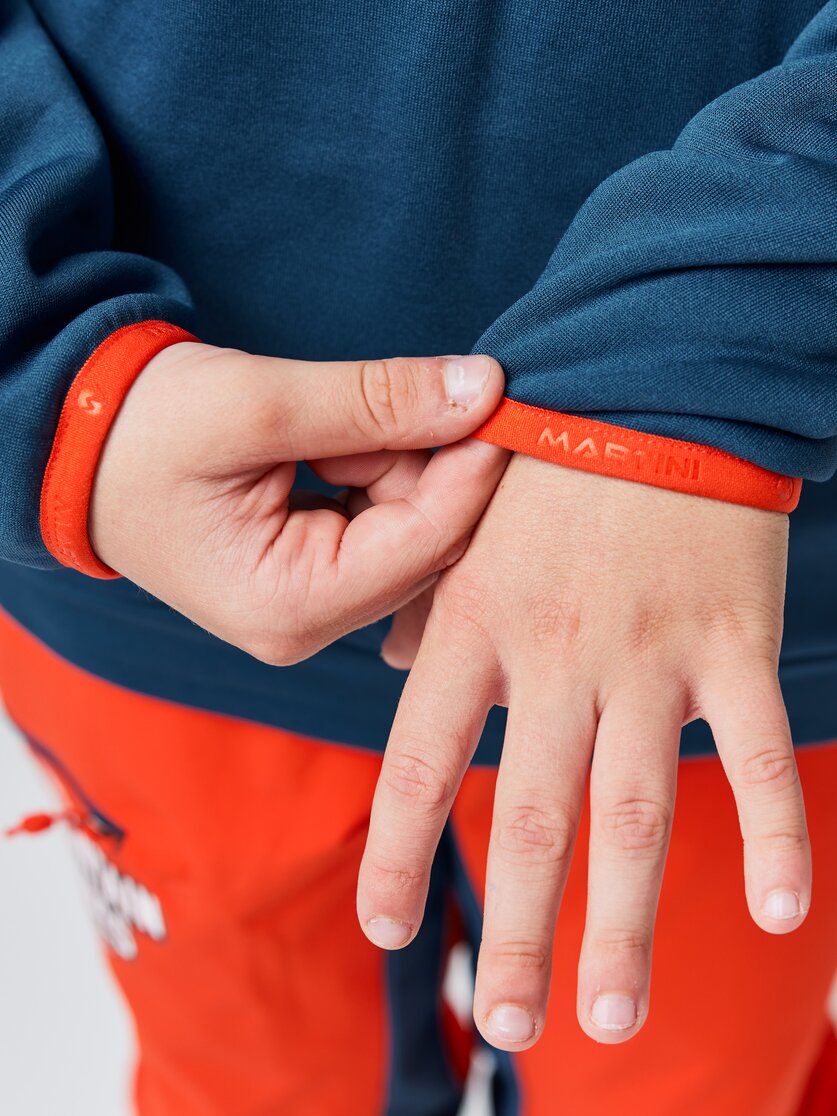 Martini Sportswear - BUZZARD Kids - Langarmshirts in poseidon-lava - Detail 2 - Kinder