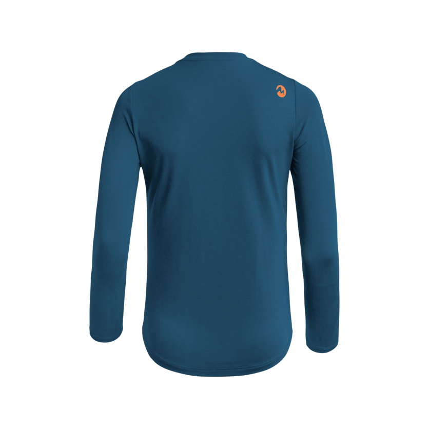 Martini Sportswear - MARTEN Kids - Langarmshirts in poseidon-poppy - Rückansicht - Kinder