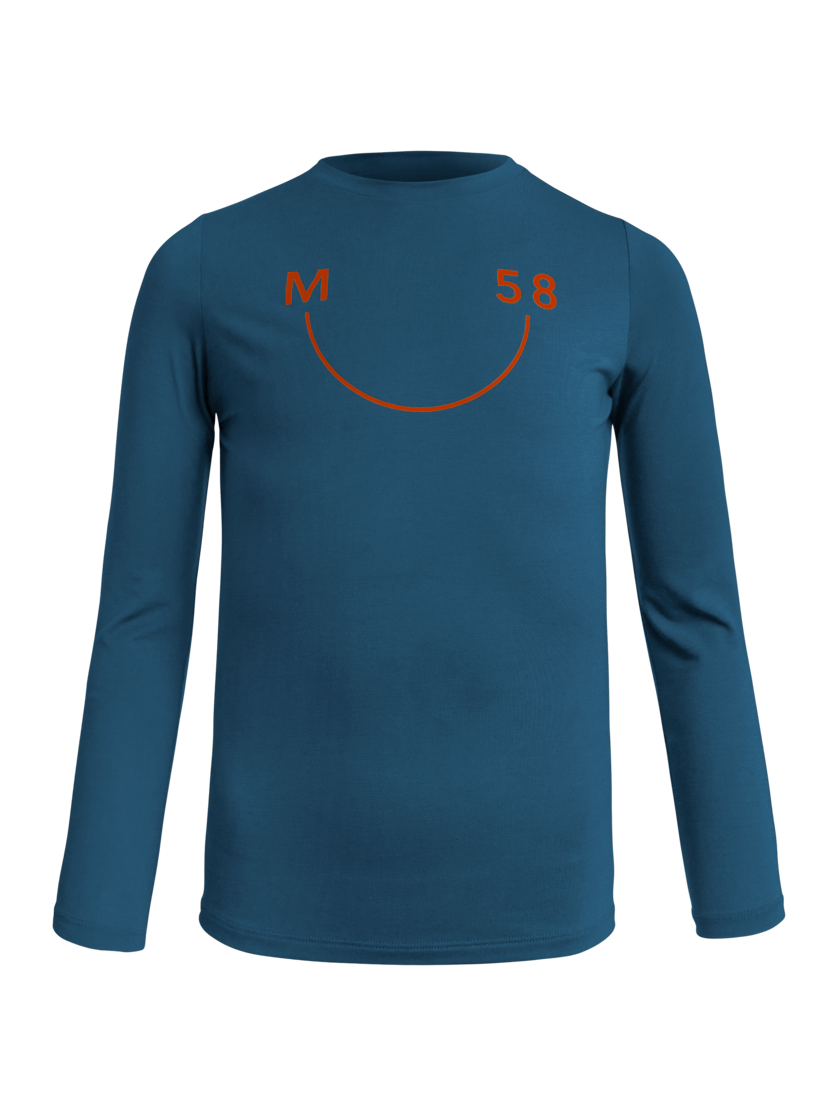 Martini Sportswear - MARTEN Kids - Langarmshirts in poseidon-lava - Vorderansicht - Kinder