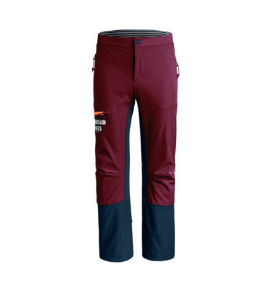 Martini Sportswear - VULTURE - Pants in Red-Violet-Dark Blue - front view - Kids