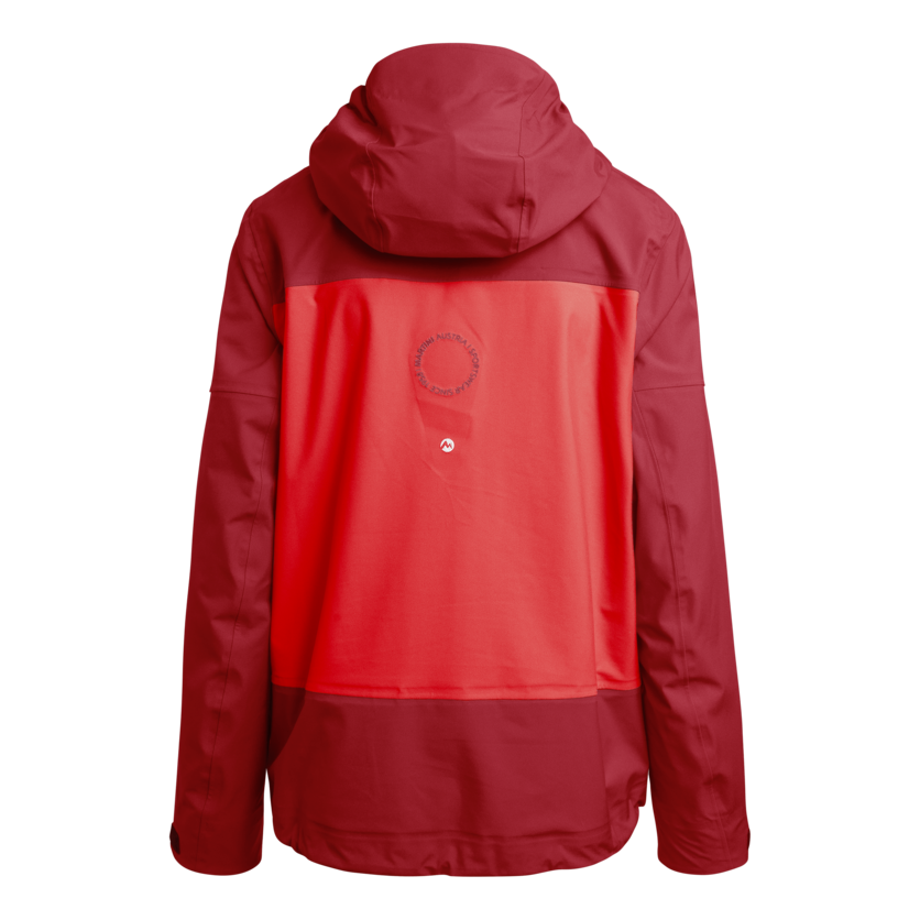 Martini Sportswear - MANASLU - Hardshell jackets in passion-scooter - rear view - Women