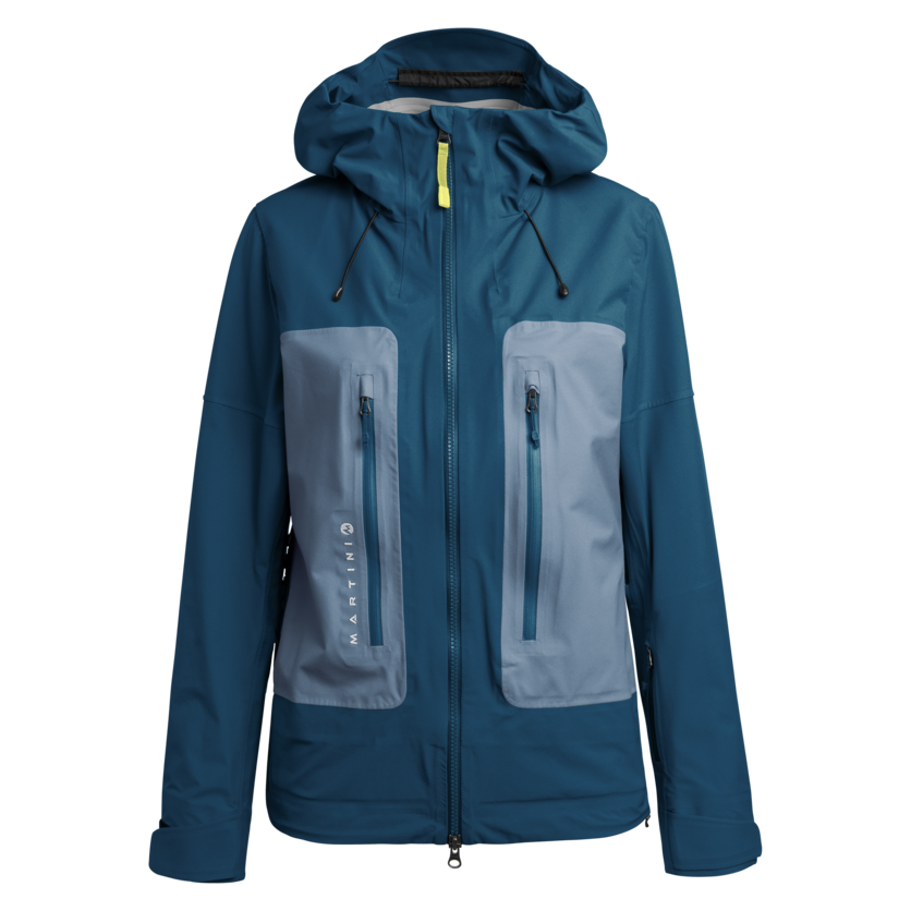 Martini Sportswear - MANASLU - Hardshell jackets in poseidon-moon - front view - Women