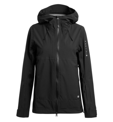 Martini Sportswear - PATKAI - Hardshell jackets in black - front view - Women